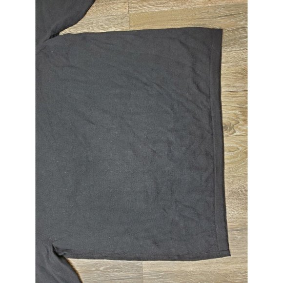 Banana Republic Extra Fine Merino Wool Men's Large Black Knit Sweater V-Neck LS - Picture 10 of 11